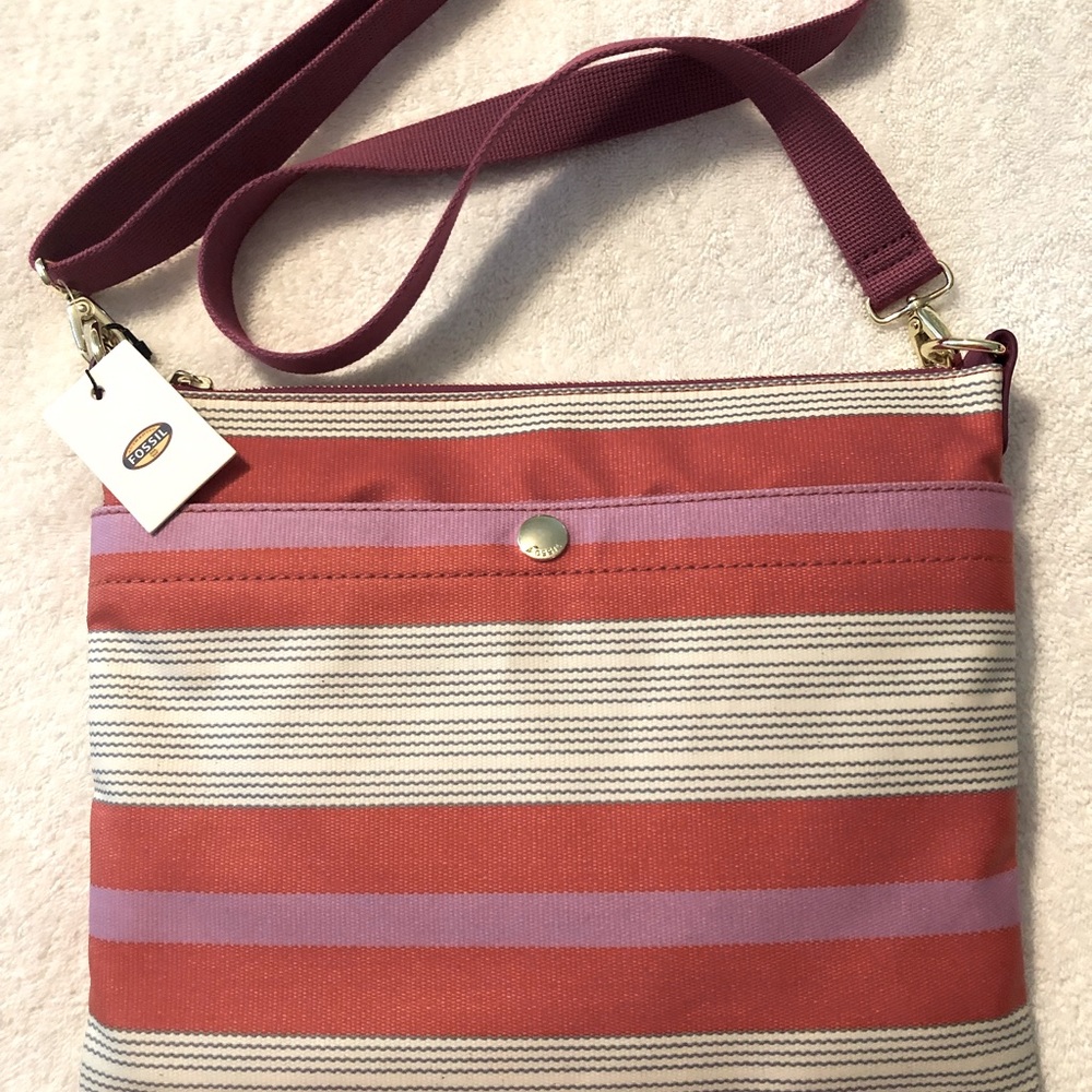 Fossil, NWT Cross-Body Multi Color Pattern.